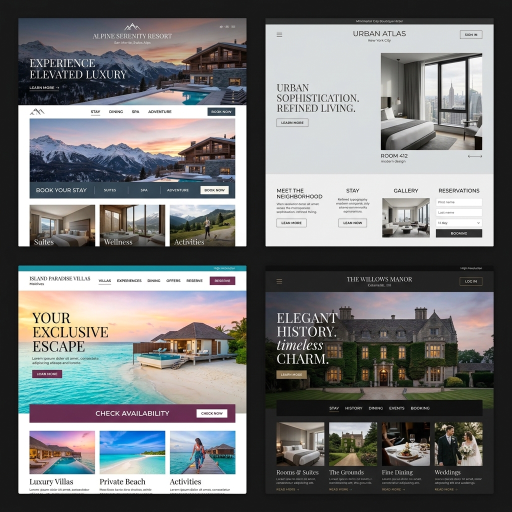 Hotel Templates Showcase